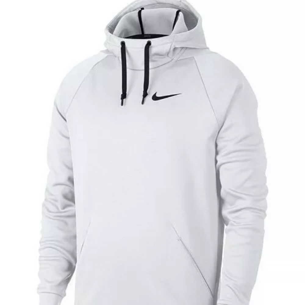 NIKE Therma Pull Over Hoodie Men's XL White NEW